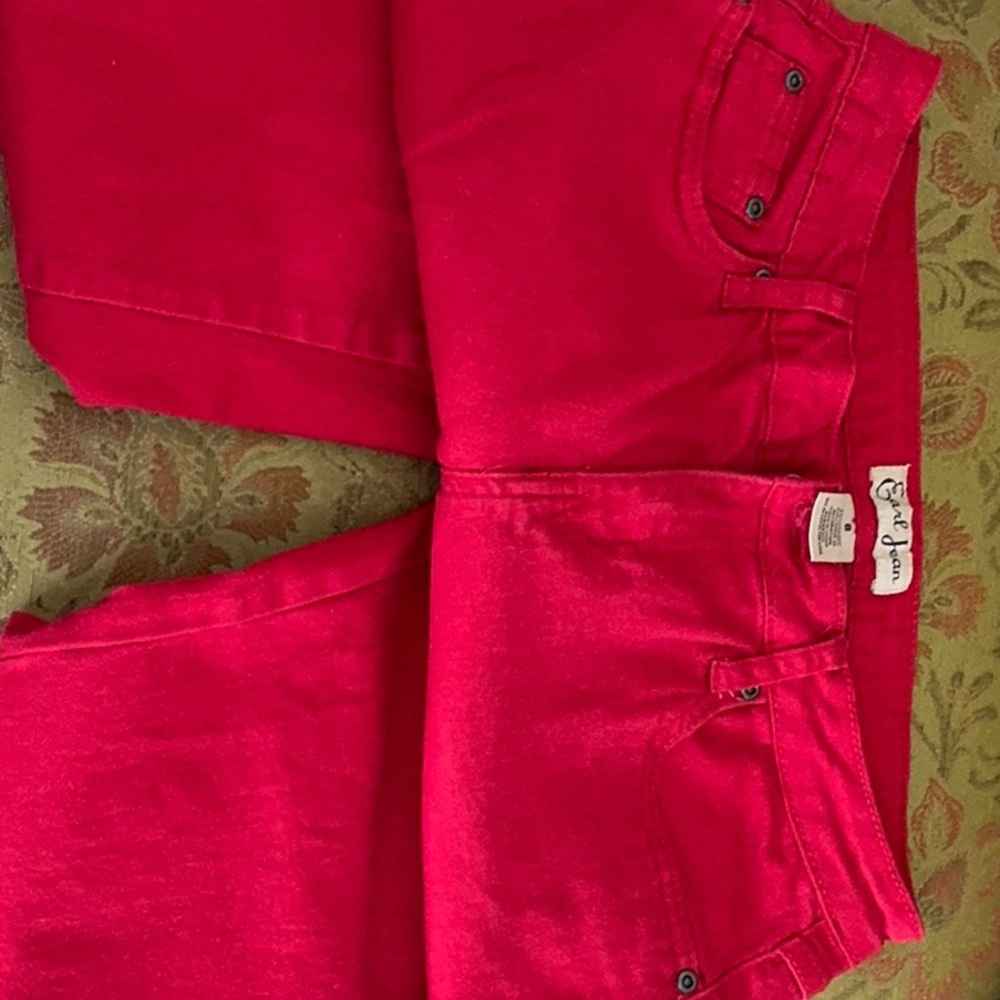 Women's Red Jeans